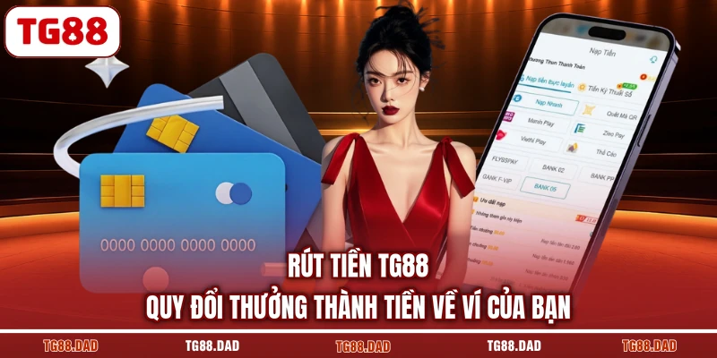 Rút Tiền TG88 - Quy Đổi Thưởng Thành Tiền Về Ví Của Bạn